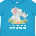 thumbnail image 4 of Inktastic I'll Never Forget That My Nana Loves Me with Cute Elephants Boys or Girls Toddler T-Shirt, 4 of 5