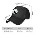thumbnail image 2 of Wolf Moon Print Baseball Cap Adjustable Strap for Running Workouts and Outdoor Activities All Seasons,Adult One Size Fits All, 2 of 8