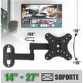 thumbnail image 2 of Soporte Tv 24 Pulgadas Soporte Pantalla 14 Base Para Tele 27 Negro Soporte De Techo Para 24 Pulgadas Modelo Negro, 2 of 4