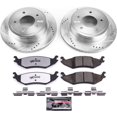thumbnail image 2 of PowerStop Rear Z36 Truck & Tow Carbon-Fiber Ceramic Brake Pad and Drilled and Slotted Rotor Kit Fits: FORD Select Models K4579-36, 2 of 2
