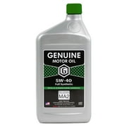 "Genuine 4T Motor Oil (5W40, Full Synthetic MA-2); 1 Quart"