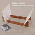 thumbnail image 2 of Vinyl Record Storage Holder - Acrylic Ends - Display Your Singles and LPs in This Modern Portable Rack Unit, 2 of 5
