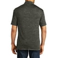 thumbnail image 2 of Mafoose Men's PosiCharge Electric Heather Polo Grey- Black Electric 3X-Large, 2 of 5