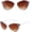 C5 White Leopard, variant on Cat Eye Sunglasses Female Vintage Retro Leopard Frame Sun Glasses Women