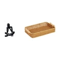 thumbnail image 1 of Adorno moderno de escultura abstracta para estantería de sala de estar, decoración del hogar con cesta de frutas tejida, cuenco para aperitivos y plat, 1 of 8