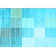 thumbnail image 1 of Ahgly Company Indoor Rectangle Abstract Light Blue Contemporary Area Rugs, 5' x 7', 1 of 4