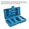 thumbnail image 3 of TFixol 12-Piece Broken Screw Extractor Set - Chrome Vanadium Steel, Anti-Slip Design for Easy Removal of Rusted, Stripped, or Stuck Screws from Wood and Metal Surfaces, 3 of 7