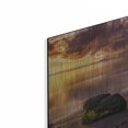 thumbnail image 2 of Luxe Metal Art 'Island Sunset' by Jonathan Ross, Metal Wall Art, 24"x16", 2 of 8