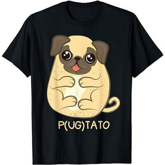 Pugtato Pug Potato Dog Lover T-Shirt Gift
