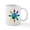 White, variant on CafePress - Peace Star - 11 oz Ceramic Mug - Novelty Coffee Tea Cup