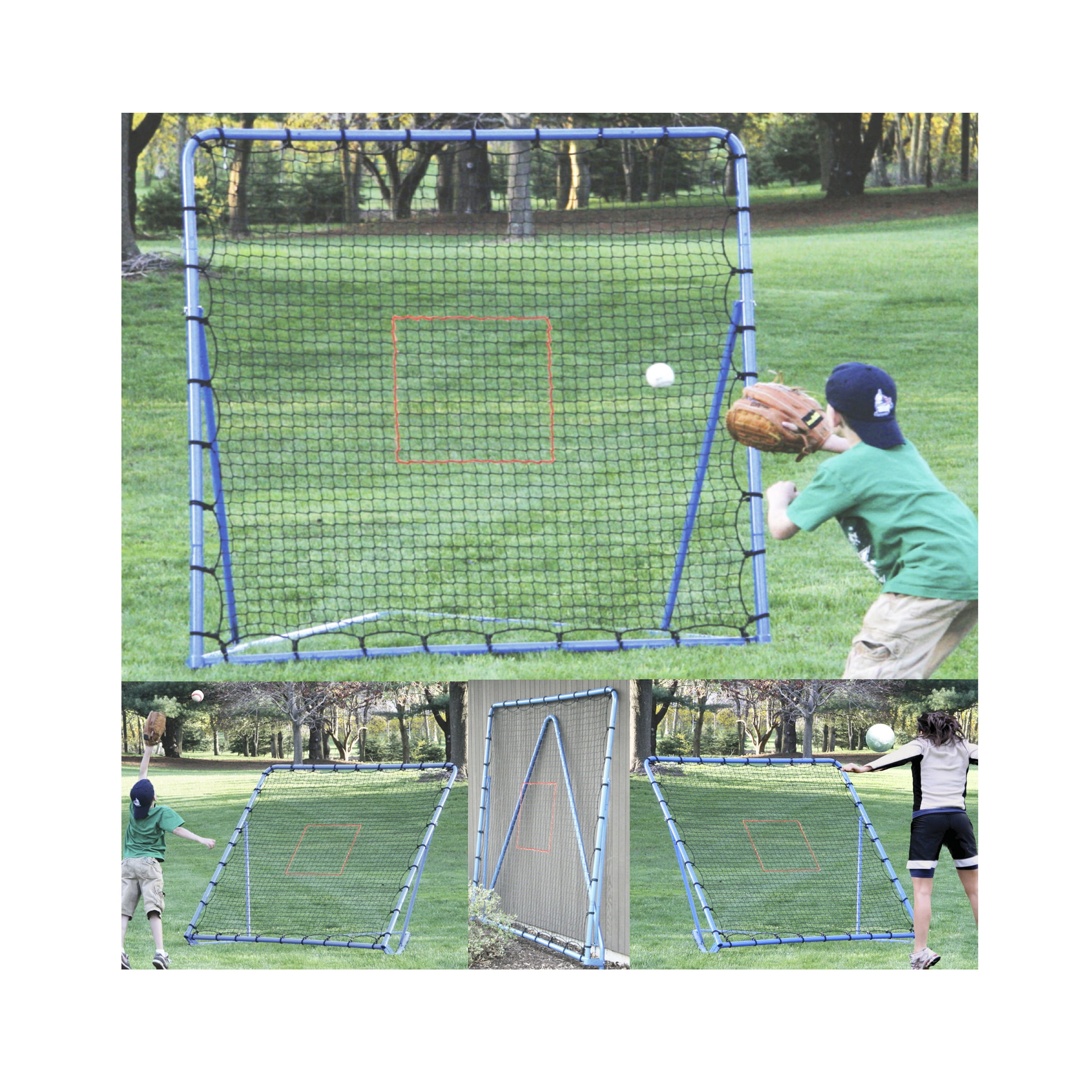 EZ Goal Baseball Monster 6' x 6' Rocket Back Rebounder Throwback