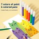 thumbnail image 3 of 2025 DIY Ranbow Scratch Art, Childrens Painting Crafts Creativity Set, Kids Paint Kit Hot, 3 of 5