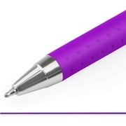 Zebra Classic Z-Grip Flight Ballpoint Pens - 1.2mm - Black and Violet - Pack of 6