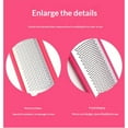 thumbnail image 5 of 2 pack Foot File Scraper - The Original Stainless Steel Foot Rasp, Dead Skin/Callus Remover for Feet, Gentle Foot Scrubber, Pedicure Tools for Salon-Quality Foot Care, Pink, 5 of 5