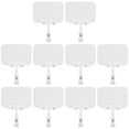 thumbnail image 5 of MRLESS 5pcs Mini Plastic Chalkboard Sign Holders with Rotating Clips, Erasable Tags for Office, Business, Party, Exhibition Display White, 5 of 9