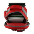 thumbnail image 3 of K-Cliffs Unisex Heavy Duty Rolling School Backpack  in Red, Teen-Adult, 100% Polyester, 3 of 11