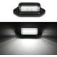 thumbnail image 4 of Paquete de 2 luces LED impermeables para matrícula de 6 SMD para camión, furgoneta, remolque, caravana, 12V/24V, 4 of 5