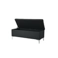 thumbnail image 6 of Sandy Wilson Home Madelyn Storage Bench, Dark Grey, 6 of 11
