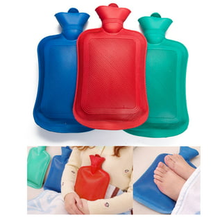 Carex Hot Water Bottle with Fleece Cover, 1.75qt 1 Count