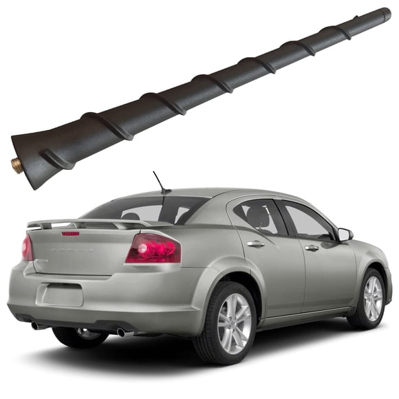 Antena de goma de 20 cm para Dodge Avenger (2011-2014), resistente al lavado de coches