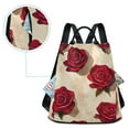 thumbnail image 4 of Roses Flowers Floral Travel Laptops Backpack for Women Anti-theft Casual Work Bag Daypack Lightweight Laptop Bag, 4 of 7