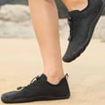 thumbnail image 5 of Modisza Barefoot Shoes Women Casual Sneakers Wide Toe Box Shoe Lightweight Non Slip Running Breathable Walking Hiking Sneaker Black Size 36, 5 of 8