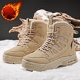 thumbnail image 2 of Dsscvnef Bottes de Neige pour Hommes Chaussures d'Hiver Isolées Thermiquement Bottes de Randonnée pour Confort par Temps Froid, 2 of 9