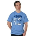 thumbnail image 5 of Sleepy Smurf Monday Got Me Like Funny Men's Graphic T Shirt Tees Brisco Brands L, 5 of 6