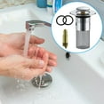 thumbnail image 5 of 1pc Stainless Steel Bathroom Sink Strainer & Stopper - Universal Hair Catcher & Clog Filter Basket, Removable Sink Plug to Prevent Drain Clogs & Keep Sinks Clean (Copper Core Model), 5 of 6
