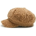 thumbnail image 3 of CoCopeaunts Lamb Wool Newsboy Cap Fashion Warm Artist Painter Hat Solid Vintage Octagonal Beret Hats for Women Visor Cap, 3 of 7
