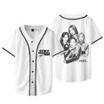 thumbnail image 2 of Kpop ITZY Né pour Tre Tour Photo Merch Veste de Baseball T-Shirts Femmes Hommes Mode Col en V Manches Courtes,G,style 5, 2 of 5