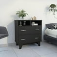 thumbnail image 5 of FM FURNITURE LLC Portobelo Two Drawer Dresser ,Black, 5 of 5