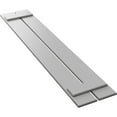 thumbnail image 6 of Ekena Millwork 11 1/4"W x 77"H True Fit PVC Two Board Spaced Board-n-Batten Shutters, Hailstorm Gray (Per Pair - Hardware Not Included), 6 of 8