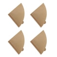 thumbnail image 1 of Coffee Filters, 100pcs Large Coffee Filters, Soft Texture Wood Pulp Coffee Filter Paper Cone for Drip Coffee Maker, 1 of 7