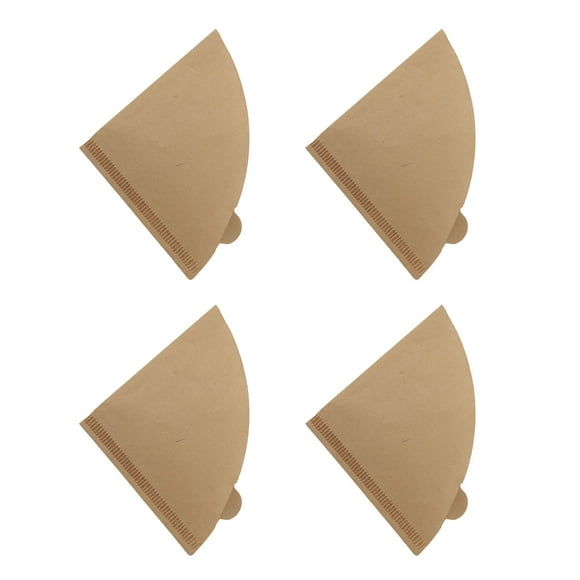 Coffee Filters, 100pcs Large Coffee Filters, Soft Texture Wood Pulp Coffee Filter Paper Cone for Drip Coffee Maker