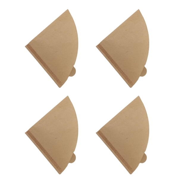 100 Filtros De Café De Cono, 1-4 Tazas De Papel De Filtro De Café, Papel De Cono Ideal Para Verter Y Gotear