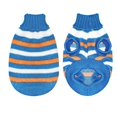thumbnail image 1 of asddcavvf Pet Small Dog Teddy Dog Clothing Winter Clothing Spring Clothing Autumn Clothing Knitted Striped Thermal Vest Pet Clothes for Small Dogs Boy Pet Clothes Hangers for Small Dogs Pet Clothes Ha, 1 of 5