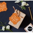 thumbnail image 6 of Inkdotpot Made With Love Wedding Bottle Tag Real Silver Foil Favor Bracket Shape Hang Tags Pack Of 100, 6 of 7