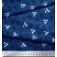 thumbnail image 3 of Soimoi Moss Georgette Fabric Triangle Block Fabric Prints by Yard 42 Inch Wide, 3 of 3