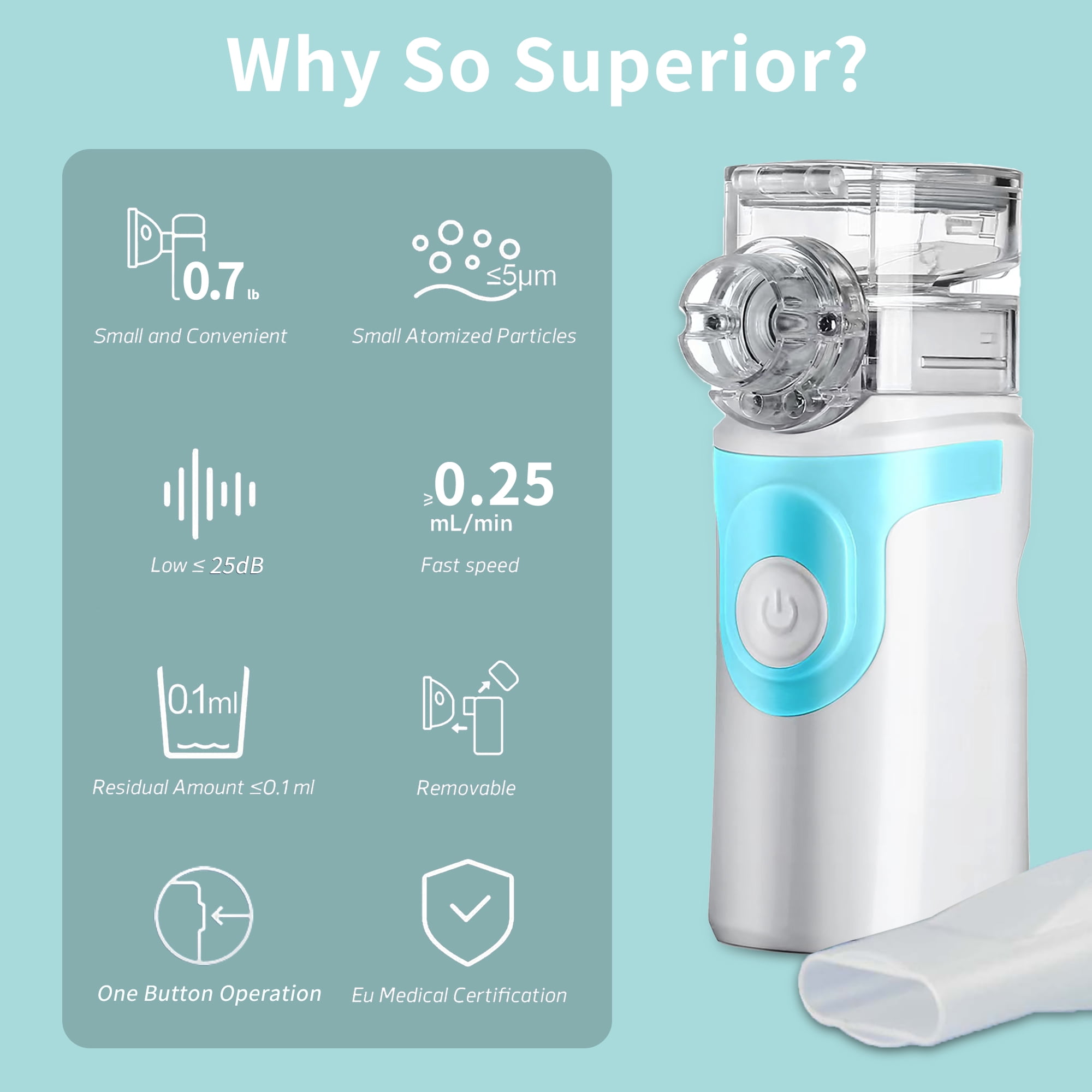 Buy Kaprolife Portable Nebulize Machine for Adults & Kids, Handheld