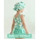thumbnail image 3 of Traje de baño Tankini Mioglrie Green Daisy para bebé, conjunto de 6-12 m, 3 of 5