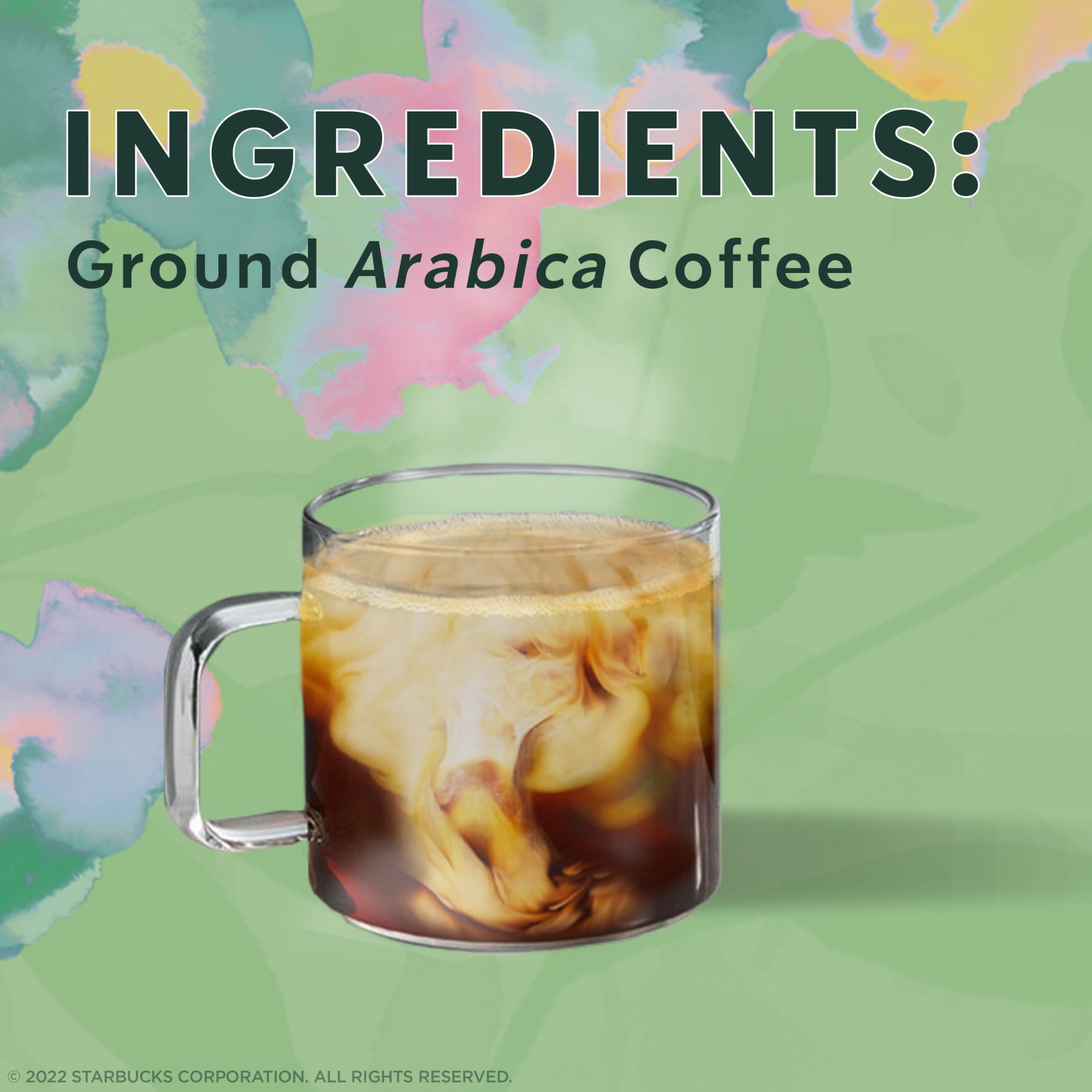 Starbucks Arabica Beans Spring Day Blend, Medium Roast, Ground Coffee, 17 oz
