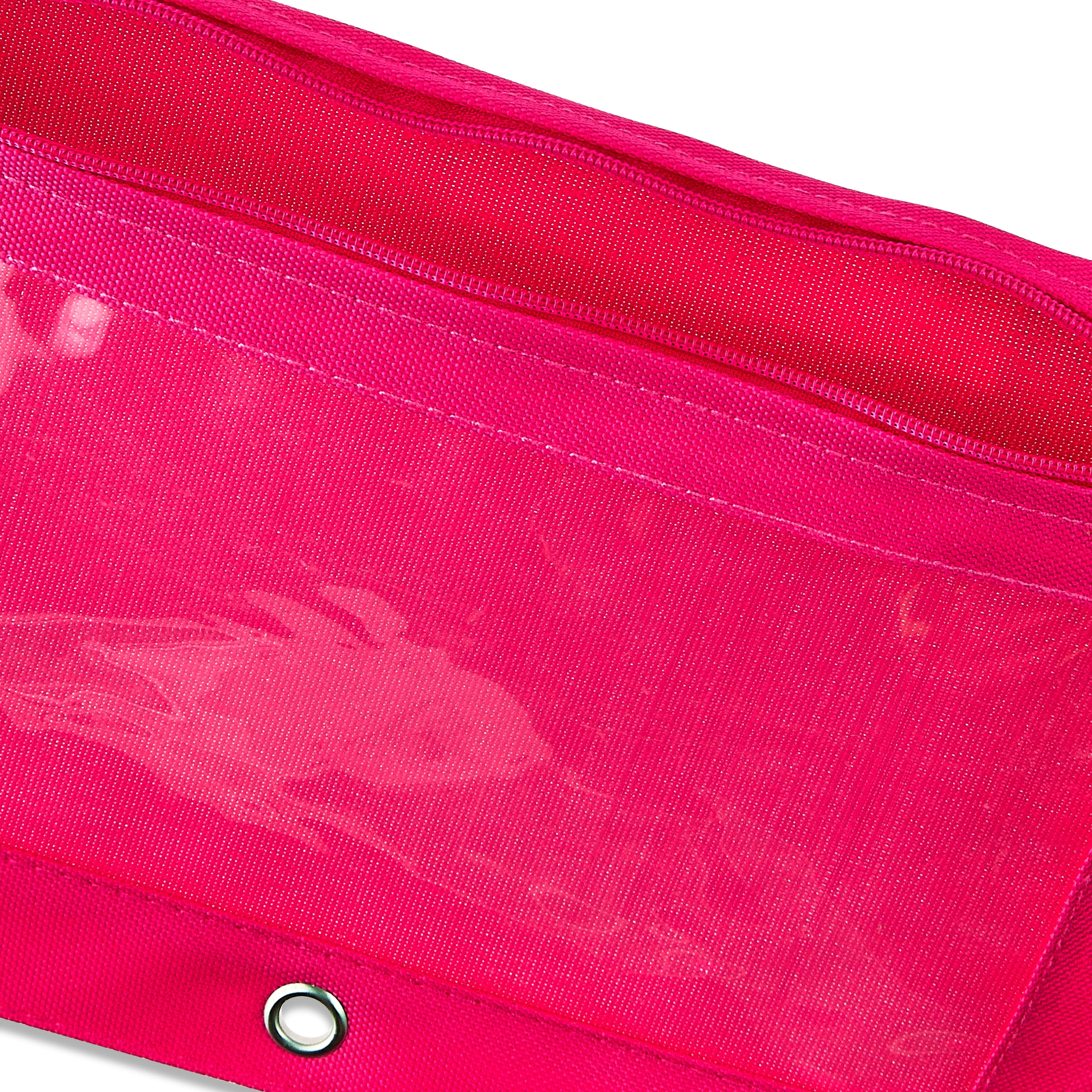 Pen+Gear Solid Pink 3-Ring Binder Pouch