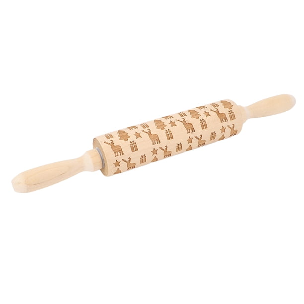 Rodillo Para Hornear, Rodillo Para Masa Para Hornear, Compacto, Fácil De Usar, De Madera Para Galletas