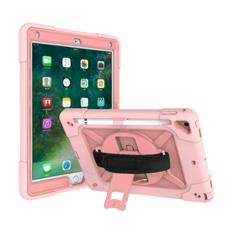 Timecity Case for iPad 9th/ 8th/ 7th Generation 10.2 inch (Case for iPad  9/8/ 7 Gen): with Strong Protection, Screen Protector, Hand/Shoulder Strap