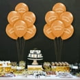 thumbnail image 5 of PMU Graduation Script Balloons 11 Inch Premium PartyTex Orange Latex (12/Pkg) Pkg/1, 5 of 7