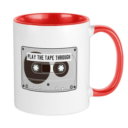 

CafePress - Play The Tape Mug - Ceramic Coffee Tea Novelty Mug Cup 11 oz