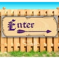 thumbnail image 1 of Enter Arrow 13 oz Vinyl Banner With Metal Grommets, 1 of 4