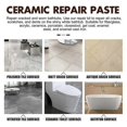 thumbnail image 3 of Jaysuing Ceramic Tile Repair Paste Household Stone Floor Tile Pit Repair Ceramic Crack Hole Covering Adhesive Paste - 100ml -3069252566280, 3 of 5