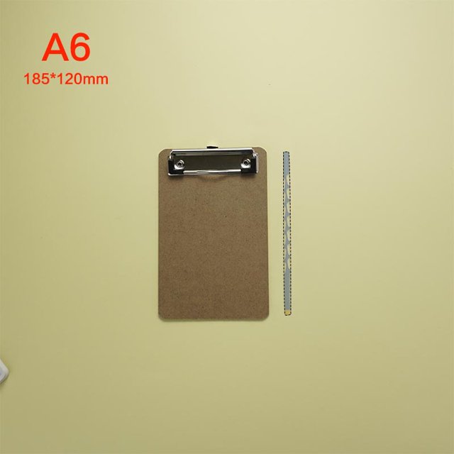 Tablero de madera con clip para tableta, carpeta, clip para menú, tablero de escritura para oficina, tablero de copia, mariposa, madera contrachapada
